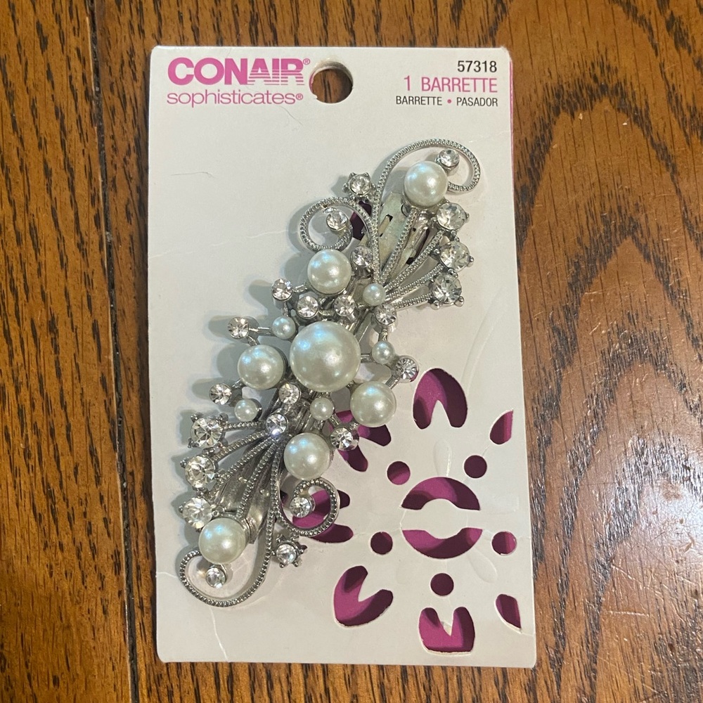 Conair Silver Barrette